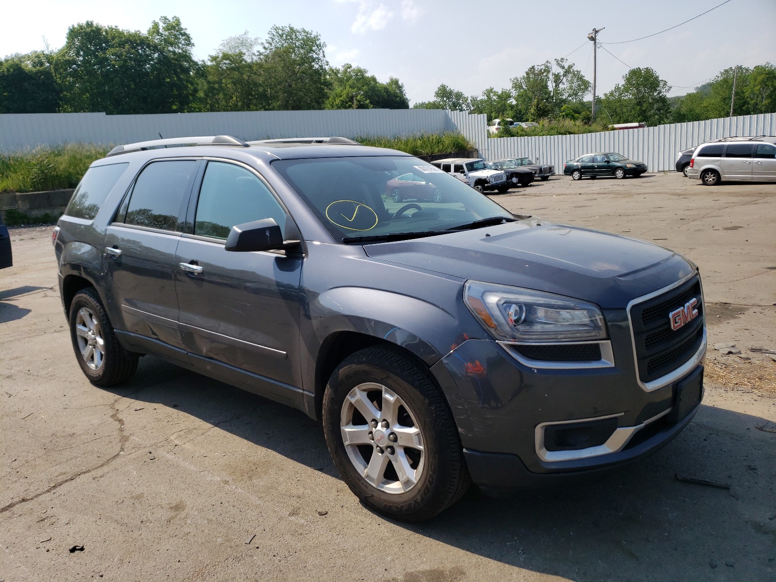 Photo 1 from auction – 2014 GMC ACADIA SLE with VIN 1GKKVPKD9EJ265542