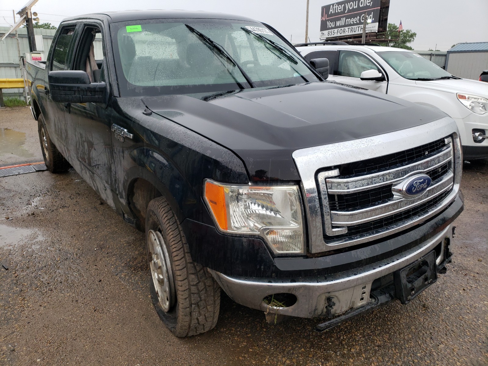 FORD F150 SUPER 2013 with VIN 1FTEW1CM7DKG27569 - Photo from auction
