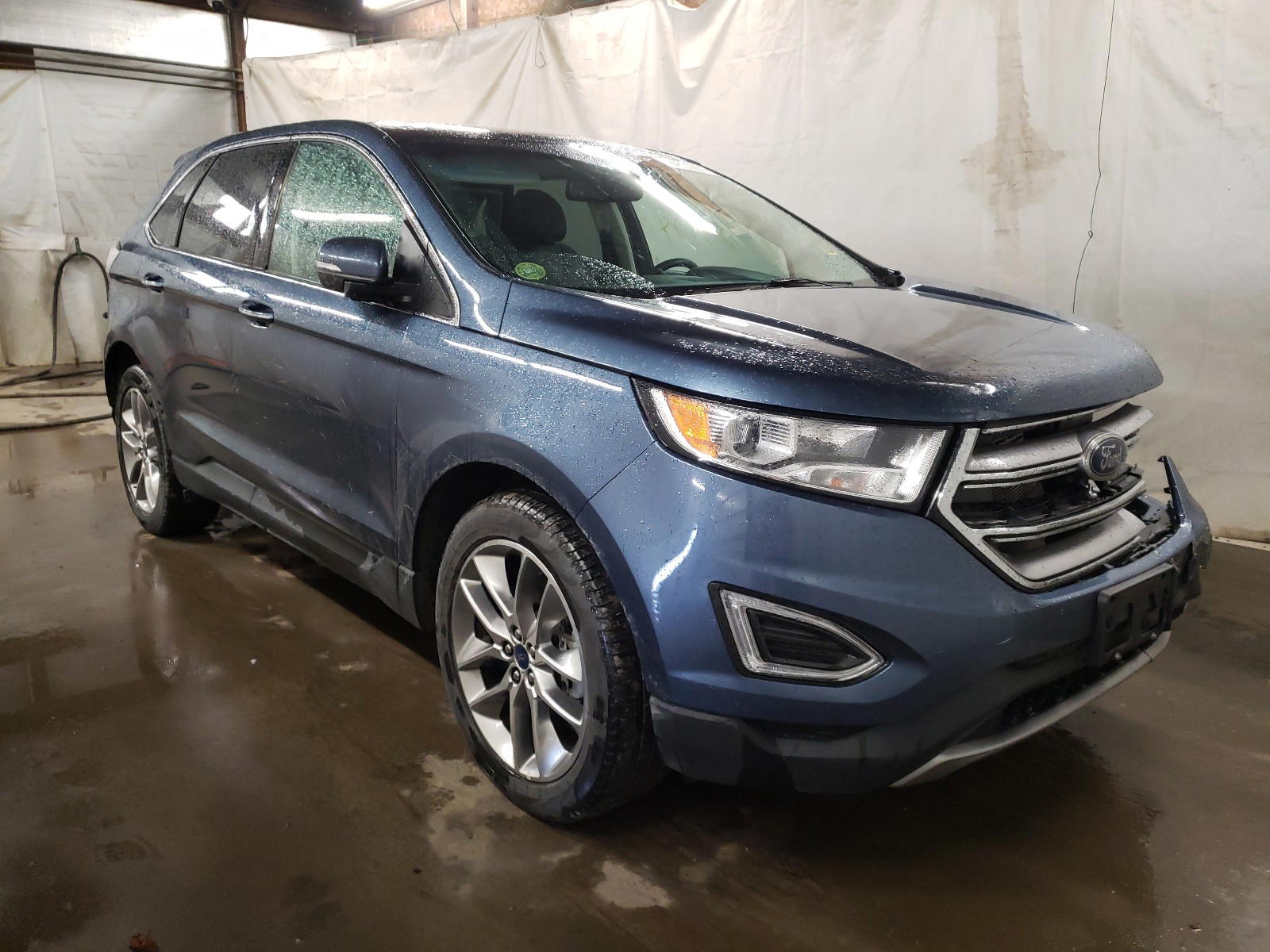 FORD EDGE TITAN 2018 with VIN 2FMPK4K85JBC19292 - Photo from auction