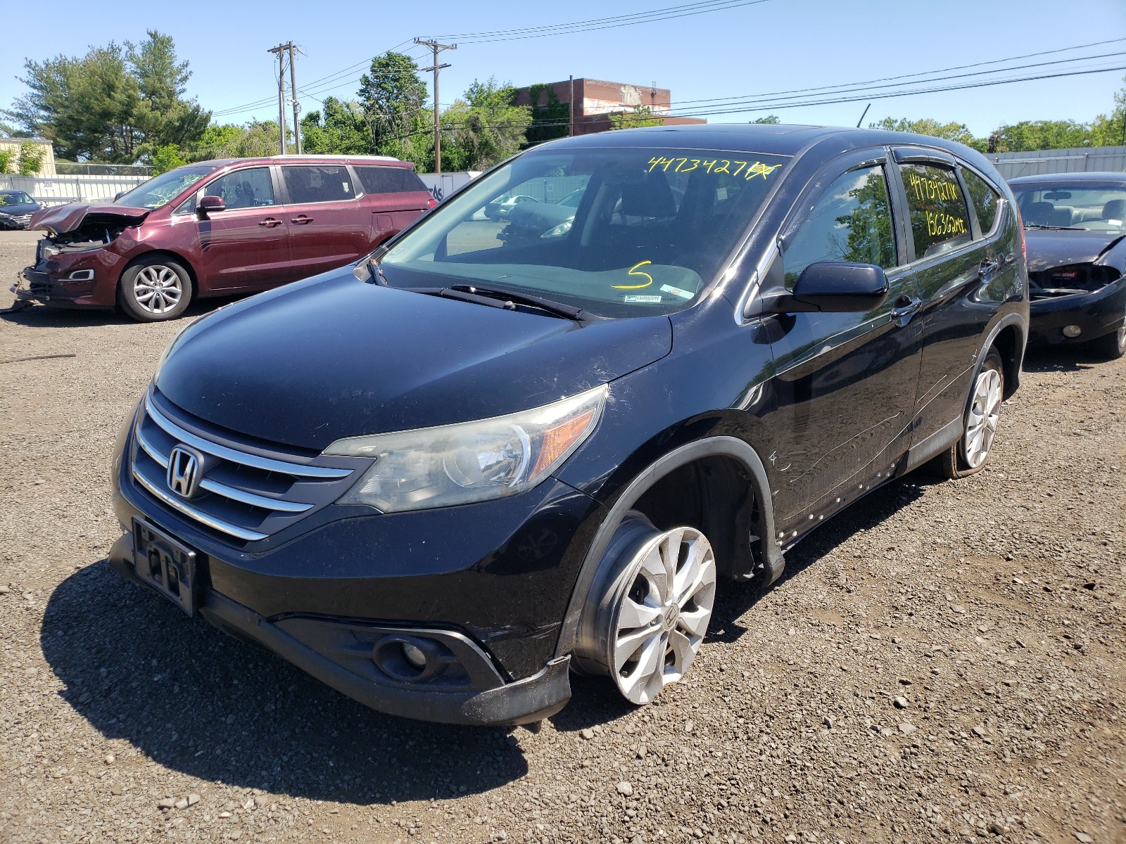 Photo 2 from auction – 2013 HONDA CR-V EX with VIN 2HKRM4H55DH630981