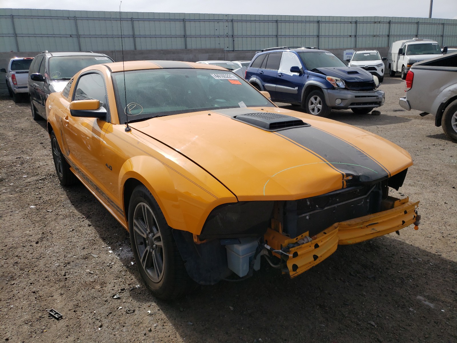 Photo 1 from auction – 2007 FORD MUSTANG with VIN 1ZVFT80N275254394