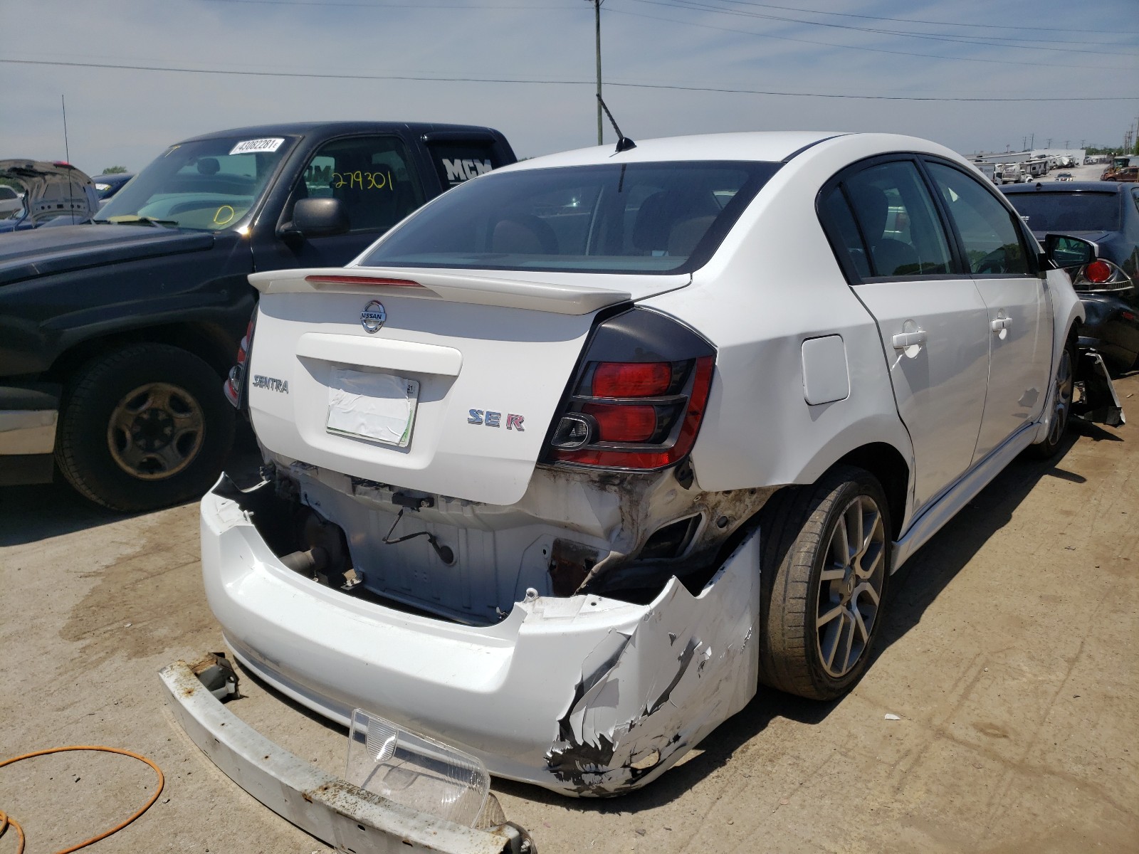 Photo 4 from auction – 2007 NISSAN SENTRA SE- with VIN 3N1BB61E47L725729