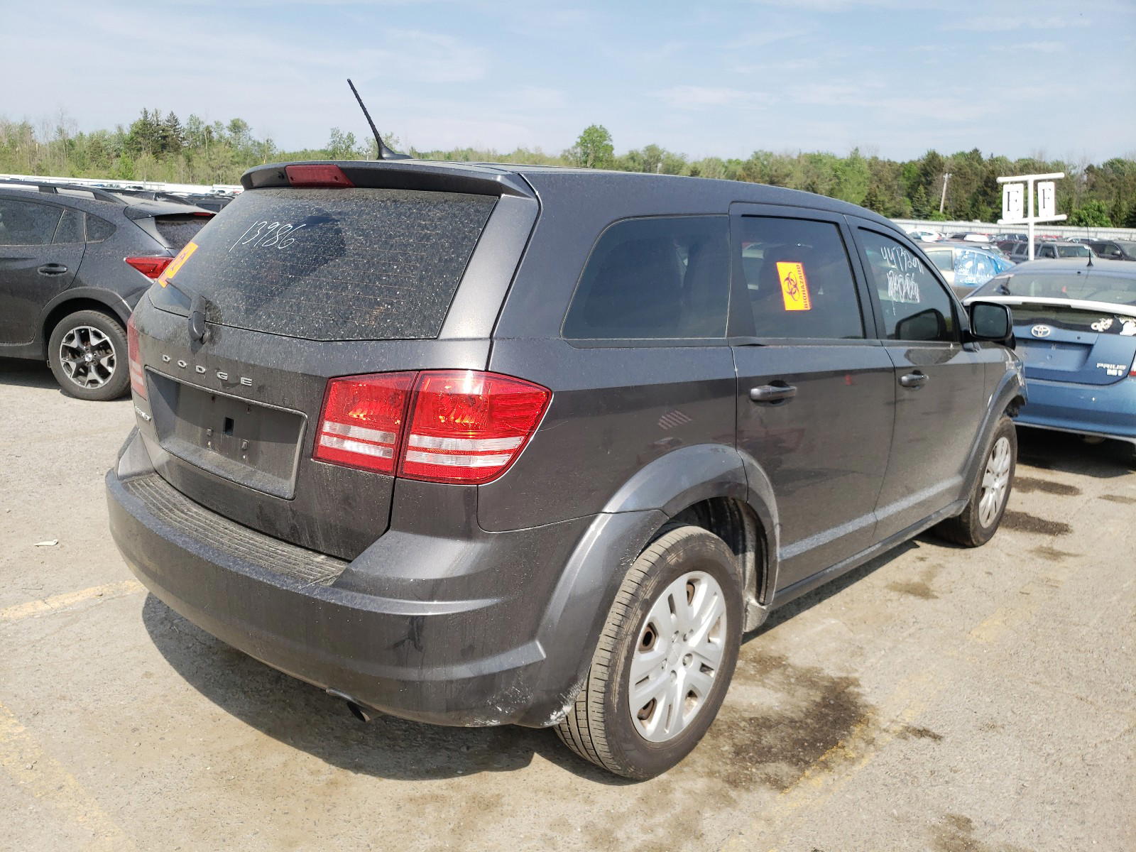 Photo 4 from auction – 2014 DODGE JOURNEY SE with VIN 3C4PDCAB7ET186618
