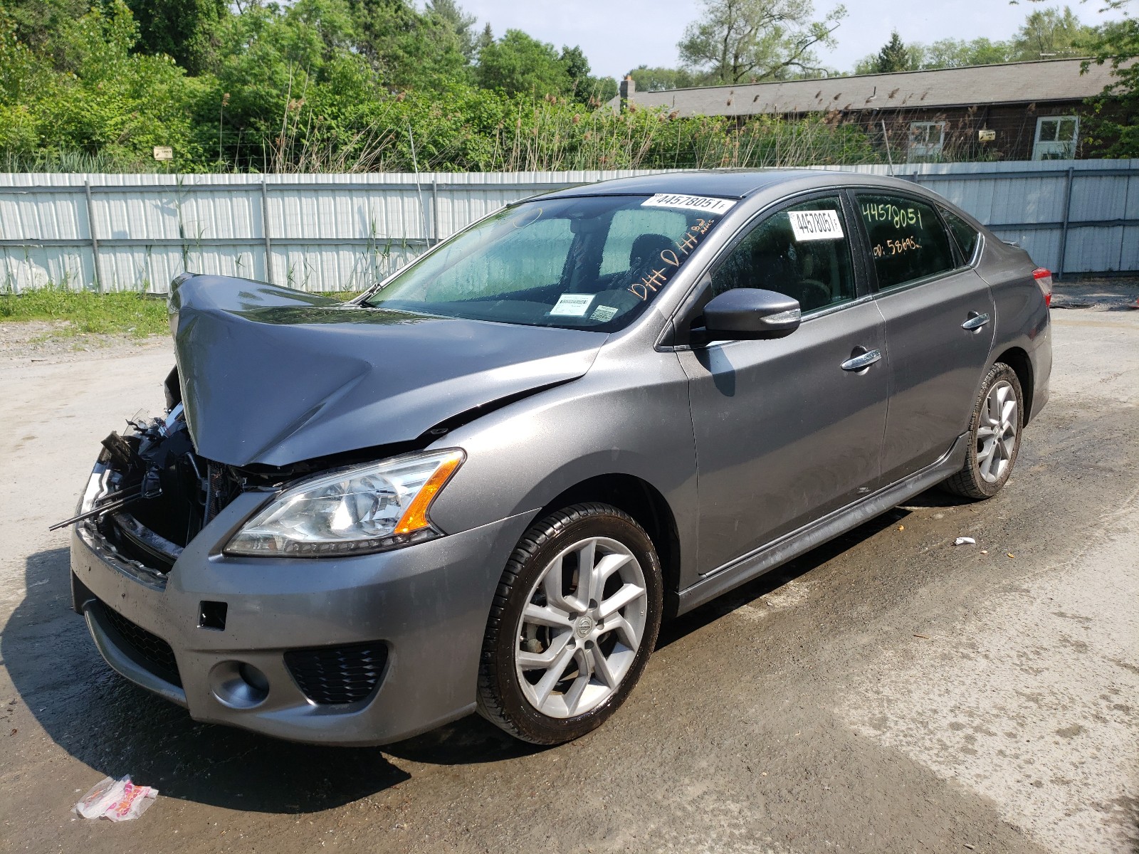 Photo 2 from auction – 2015 NISSAN SENTRA S with VIN 3N1AB7AP1FY251209