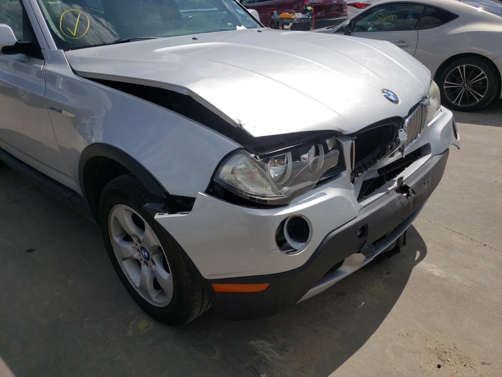 Photo 9 from auction – 2008 BMW X3 3.0SI with VIN WBXPC934X8WJ22935