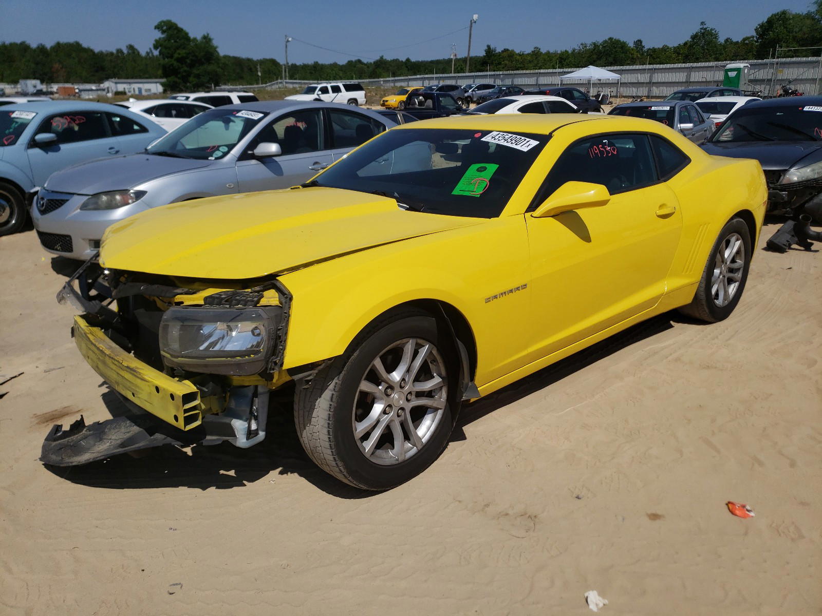 Photo 2 from auction – 2014 CHEVROLET CAMARO LS with VIN 2G1FA1E31E9216770