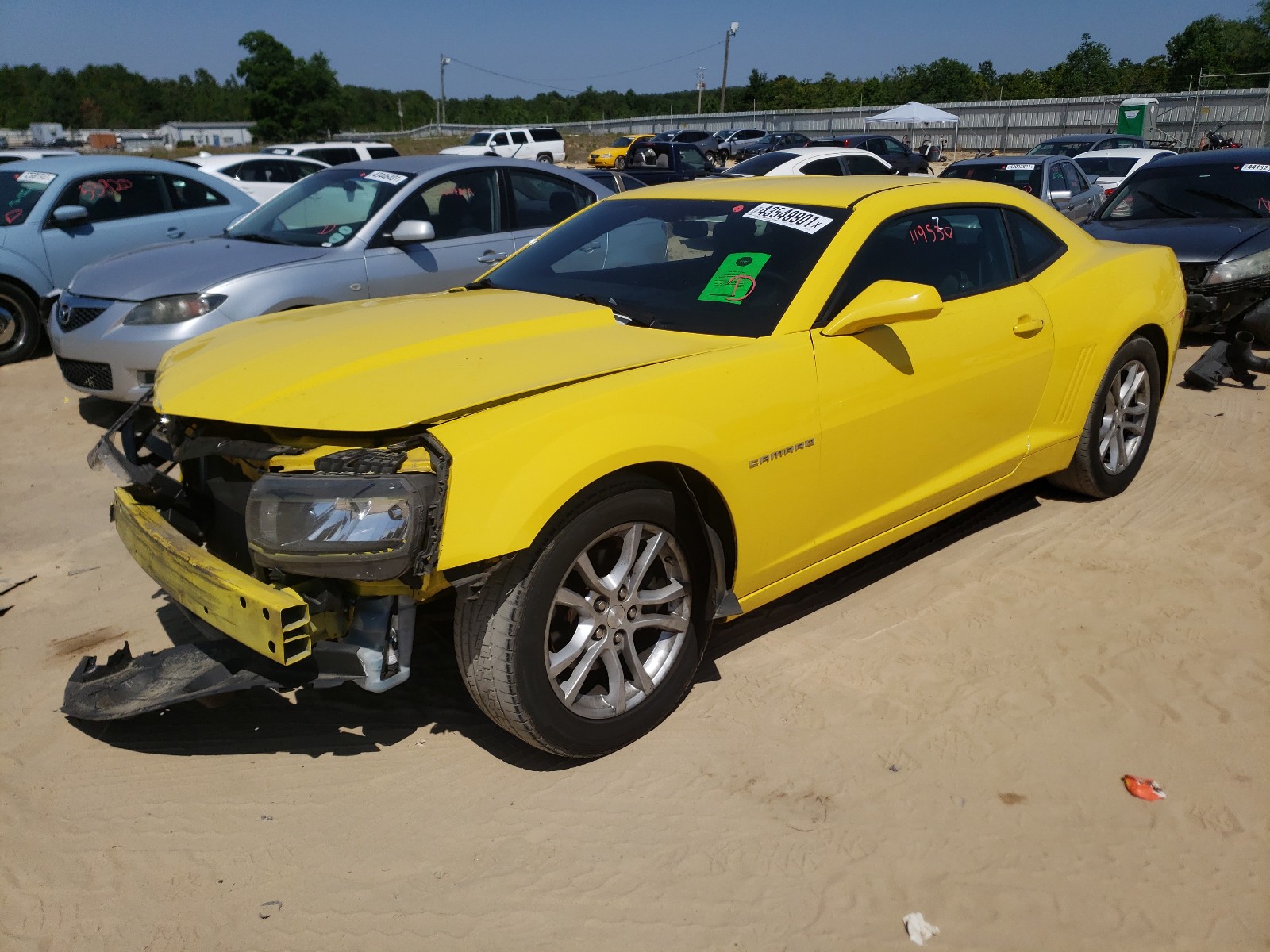 Zdjęcie 2 z aukcji – 2014 CHEVROLET CAMARO LS z VIN 2G1FA1E31E9216770