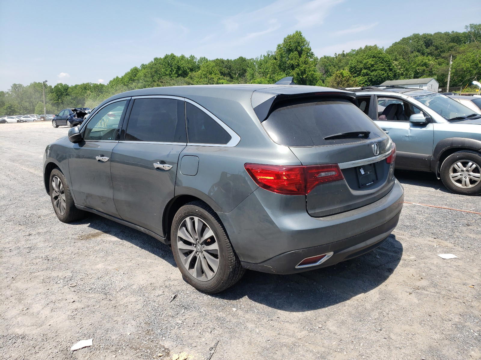 Photo 3 from auction – 2016 ACURA MDX TECHNO with VIN 5FRYD4H40GB025139