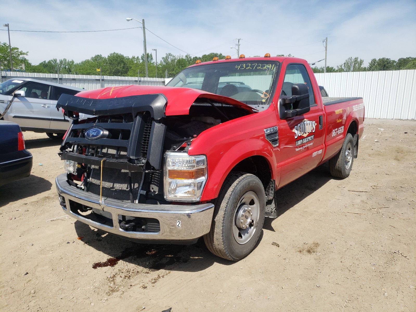 Photo 2 from auction – 2008 FORD F250 SUPER with VIN 1FTNF205X8ED94858