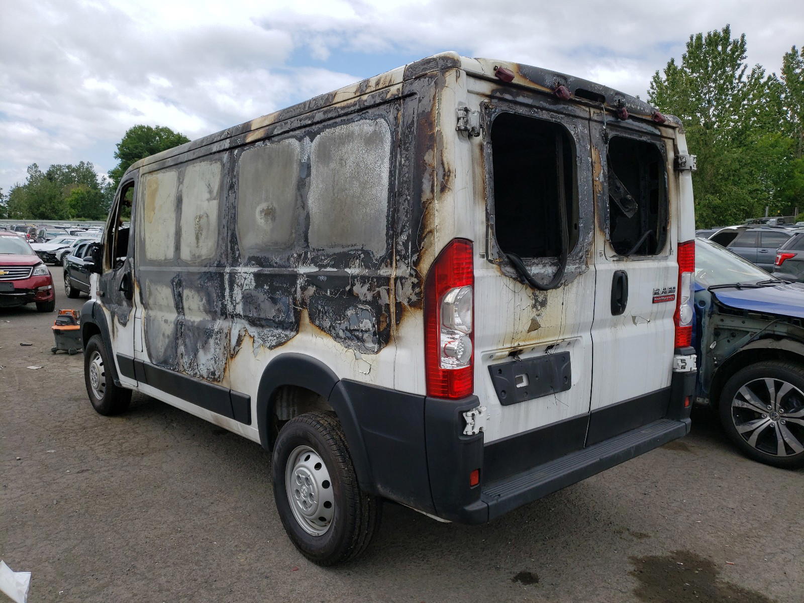 Photo 3 from auction – 2020 RAM PROMASTER with VIN 3C6TRVAG1LE107699