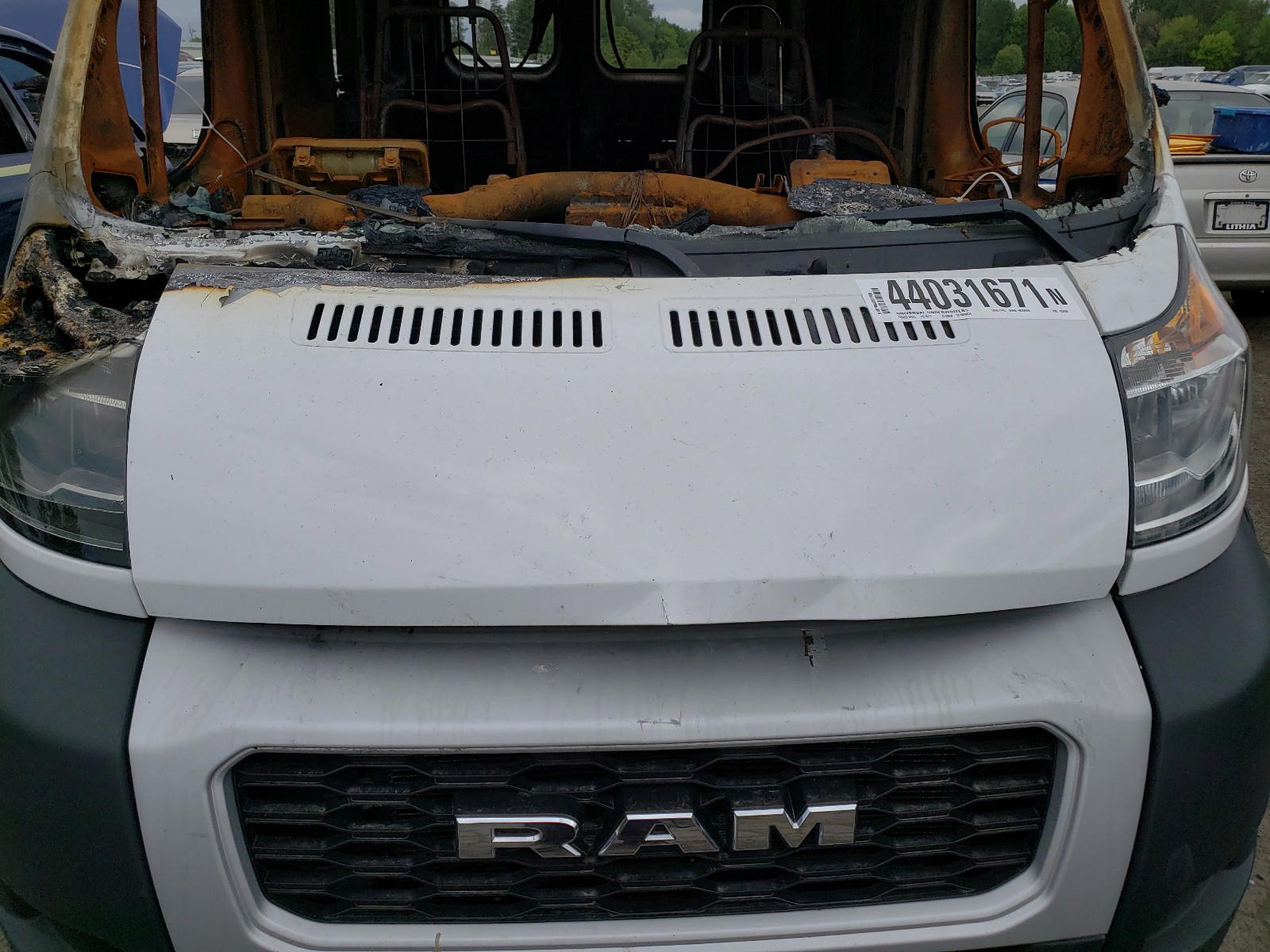 Photo 7 from auction – 2020 RAM PROMASTER with VIN 3C6TRVAG1LE107699