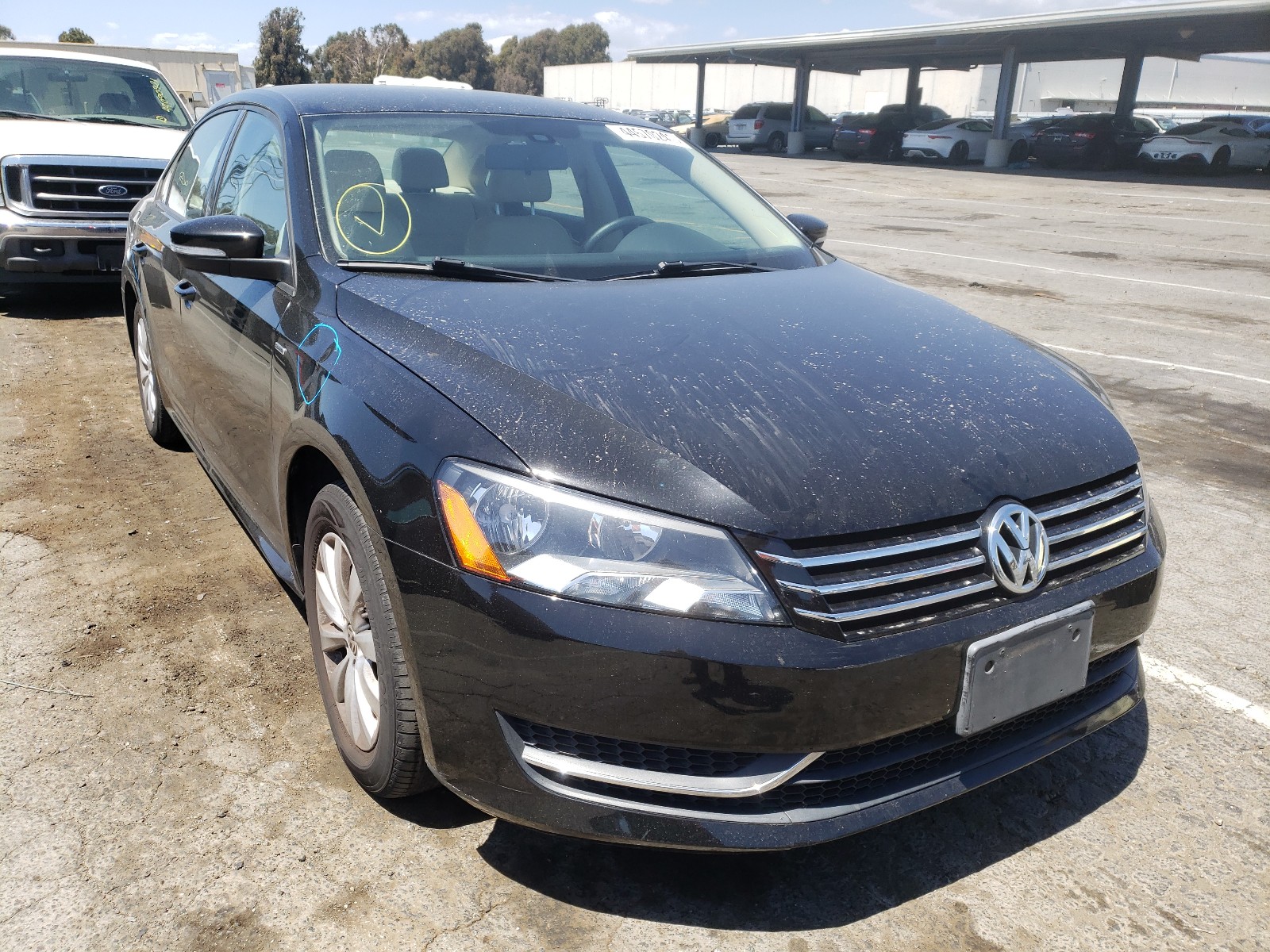 Photo 1 from auction – 2013 VOLKSWAGEN PASSAT S with VIN 1VWAP7A37DC138203