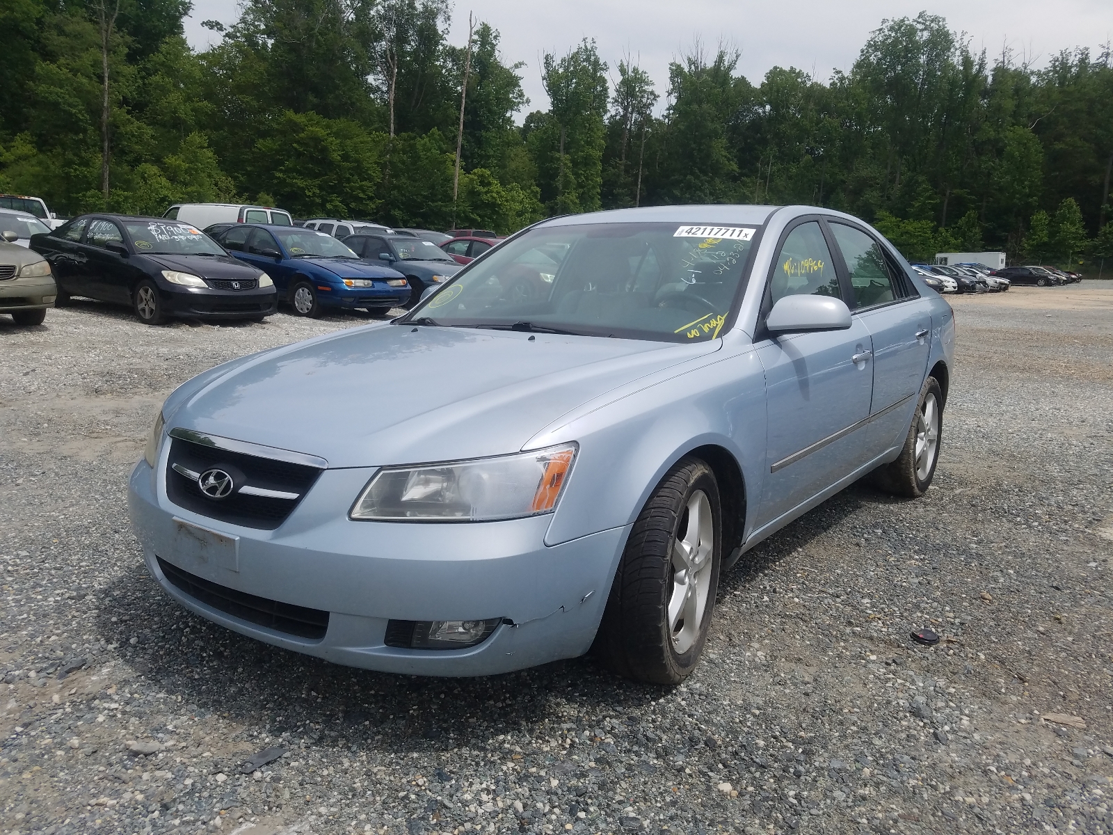 Photo 2 from auction – 2008 HYUNDAI SONATA SE with VIN 5NPEU46FX8H298911