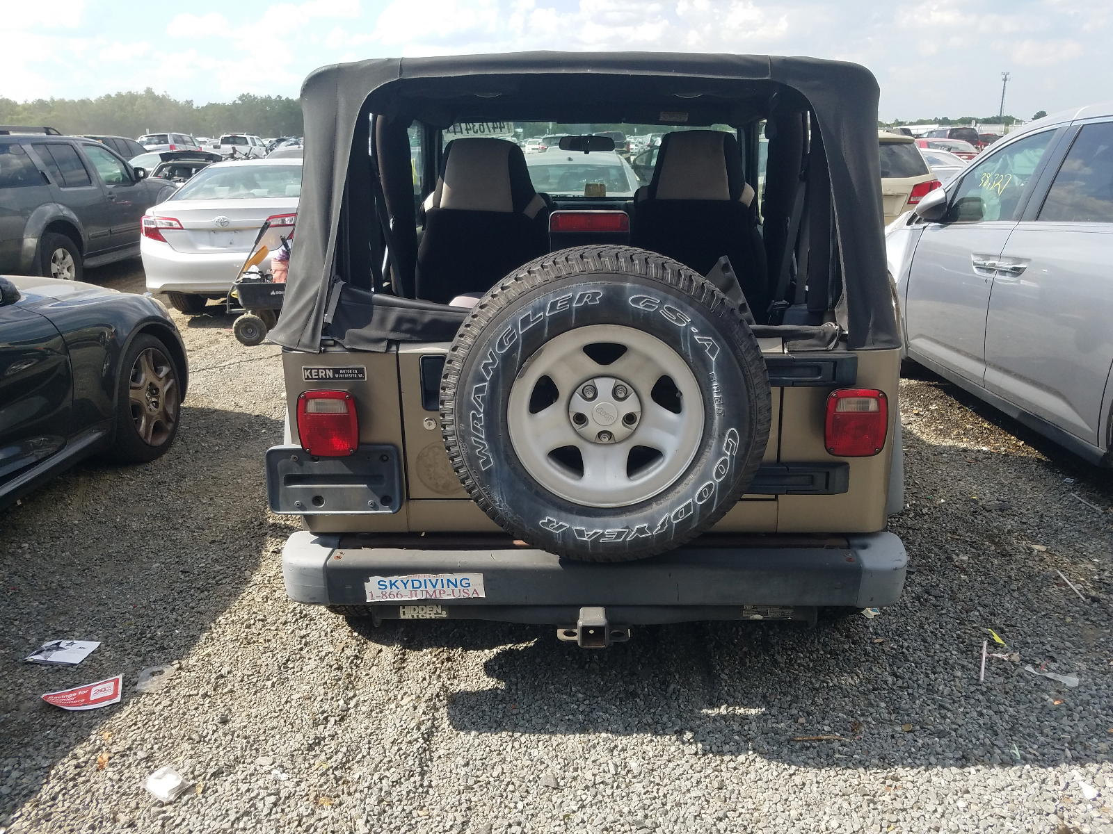 Photo 6 from auction – 2004 JEEP WRANGLER with VIN 1J4FA39S74P782611