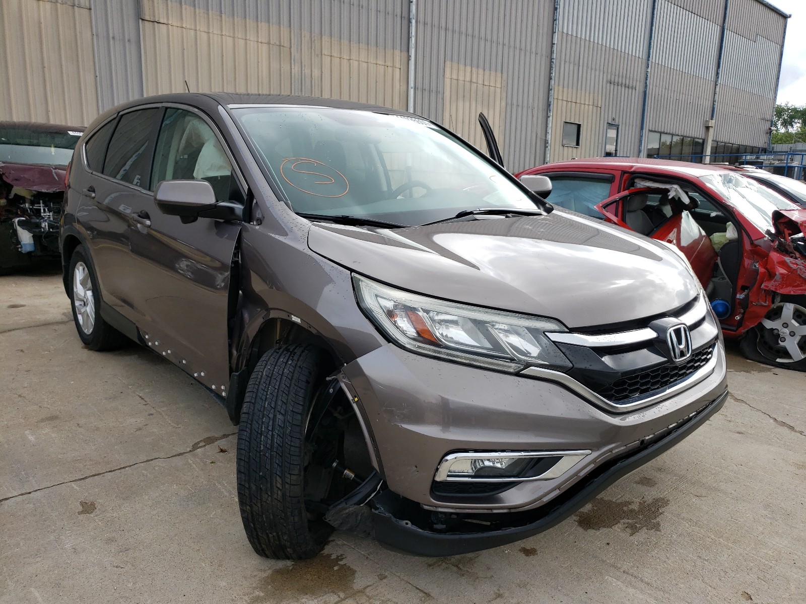 HONDA CR-V EX 2015 with VIN 5J6RM4H51FL056680 - Photo from auction