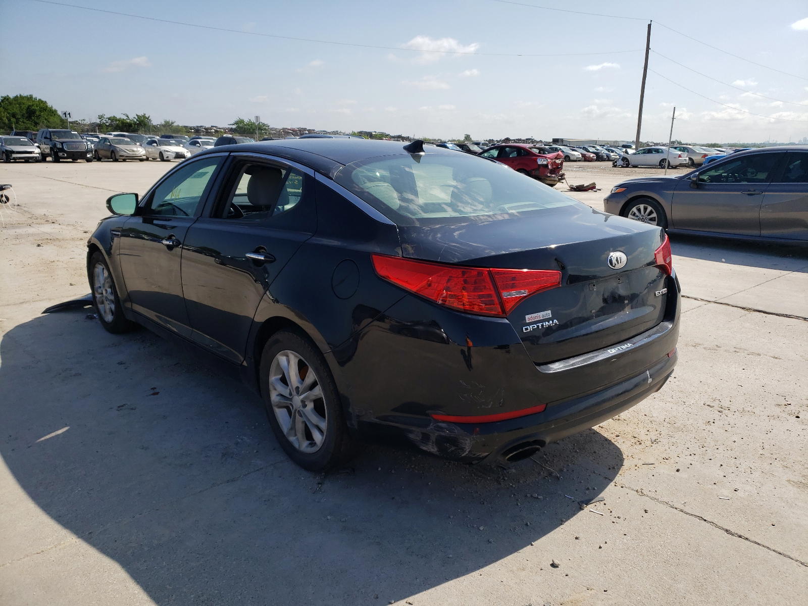Photo 3 from auction – 2013 KIA OPTIMA EX with VIN 5XXGN4A70DG157681