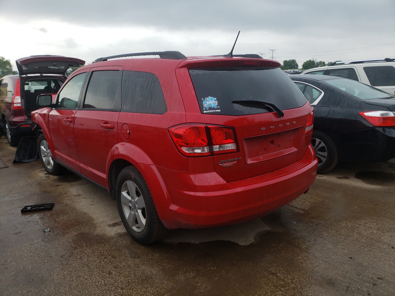 Photo 3 from auction – 2013 DODGE JOURNEY SE with VIN 3C4PDCAB7DT547358