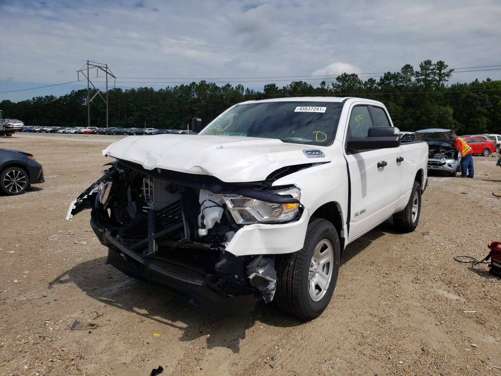 Photo 2 from auction – 2020 RAM 1500 TRADE with VIN 1C6SRECG9LN365070