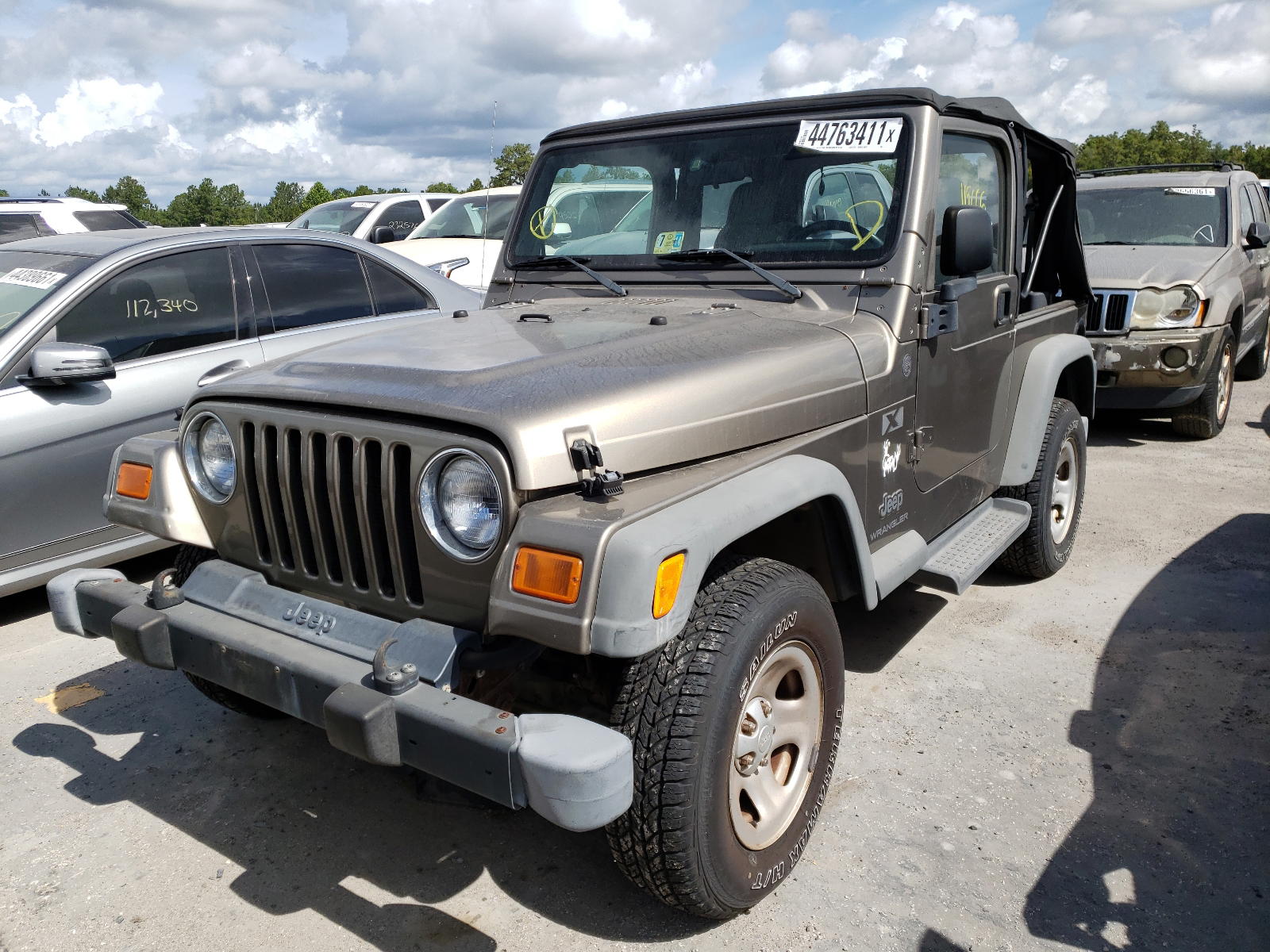Photo 2 from auction – 2004 JEEP WRANGLER with VIN 1J4FA39S74P782611