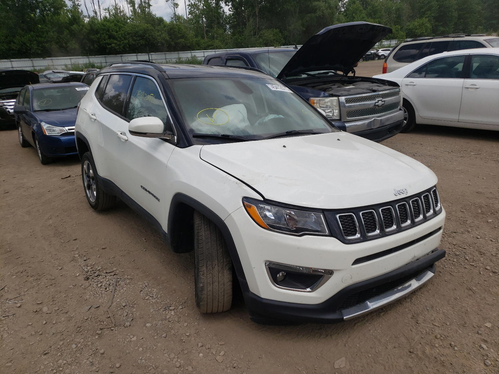 JEEP COMPASS LI 2019 with VIN 3C4NJDCB0KT840146 - Photo from auction