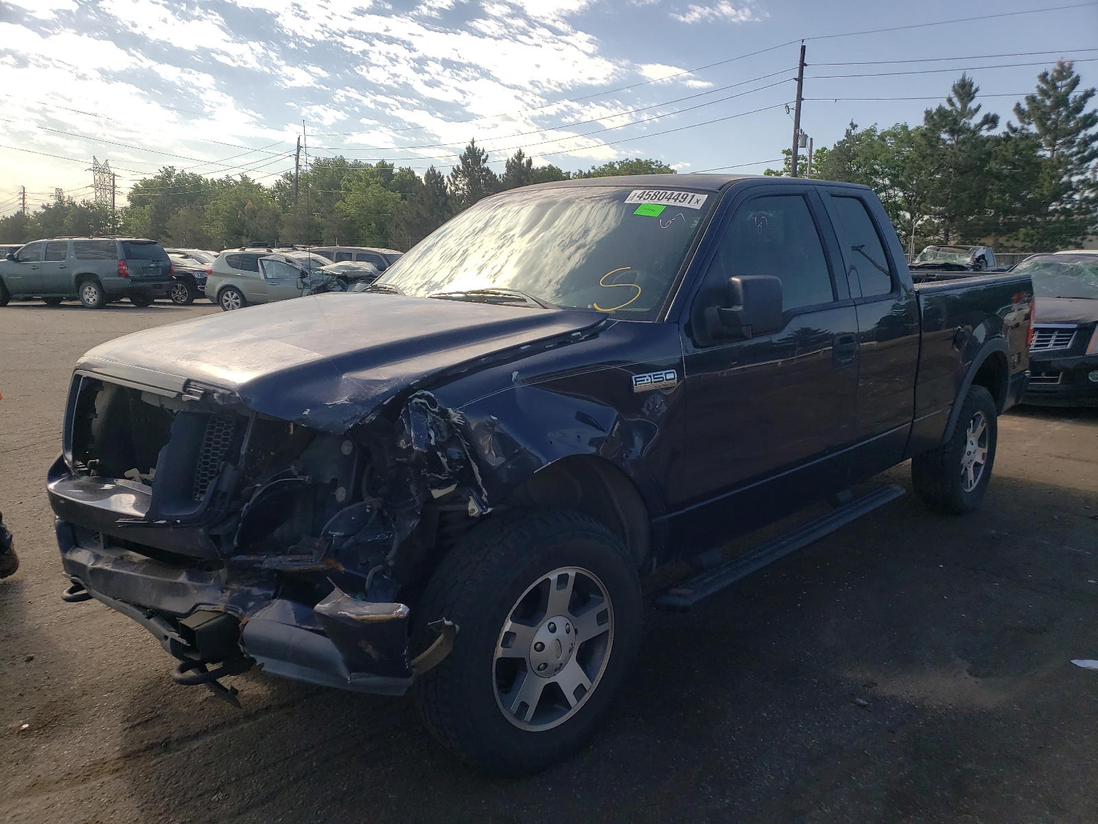 Photo 2 from auction – 2004 FORD F150 with VIN 1FTPX14534NC23714