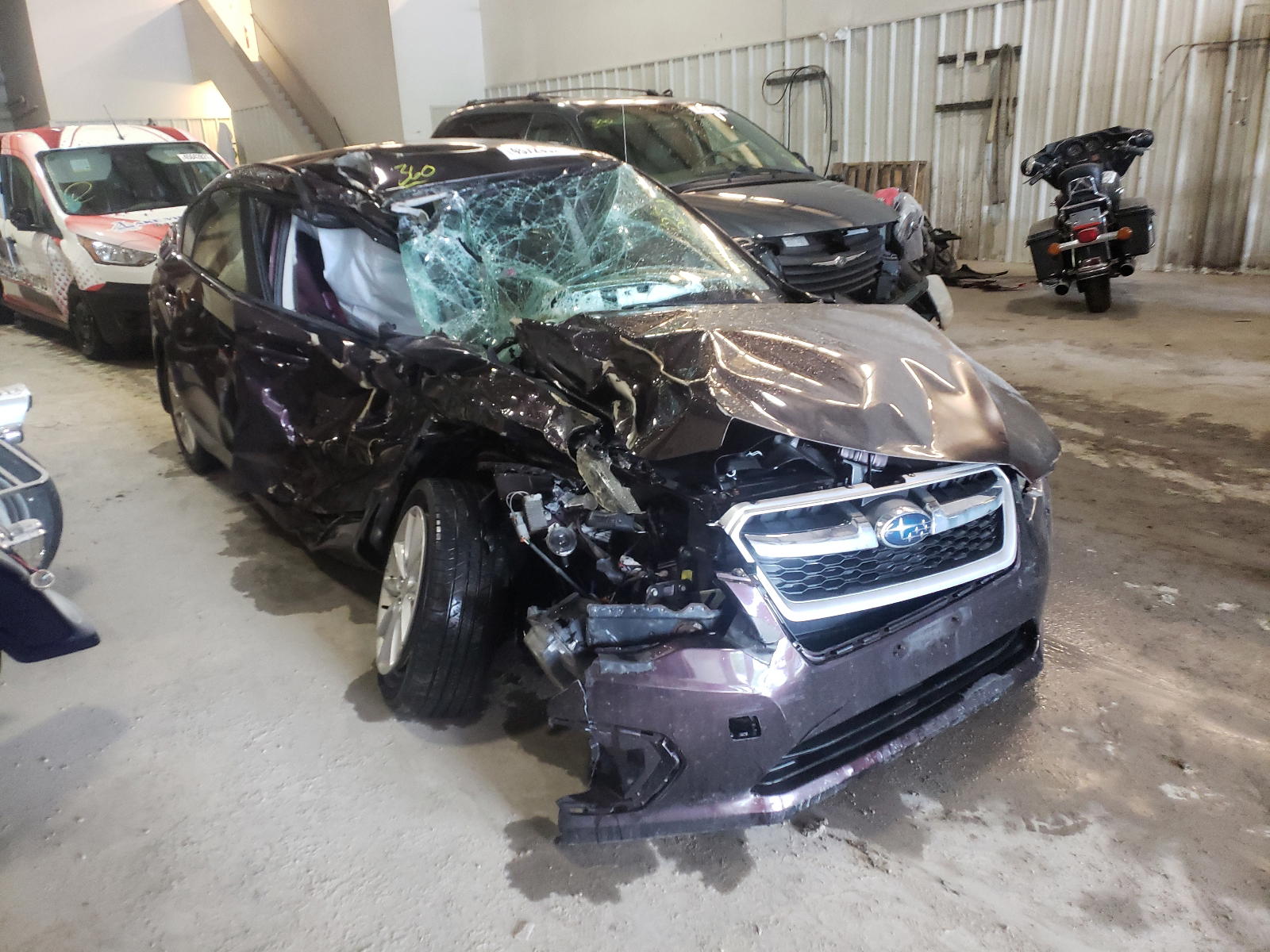 SUBARU IMPREZA PR 2013 with VIN JF1GJAC67DH028621 - Photo from auction
