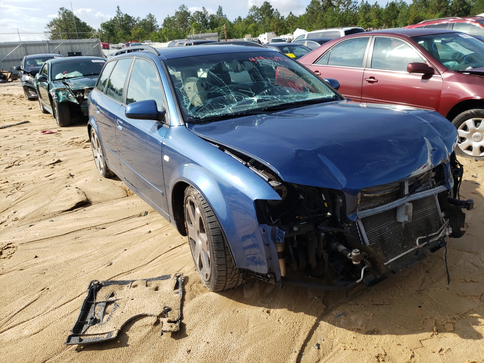 AUDI A4 1.8T AV 2004 with VIN WAUVC58E94A029133 - Photo from auction