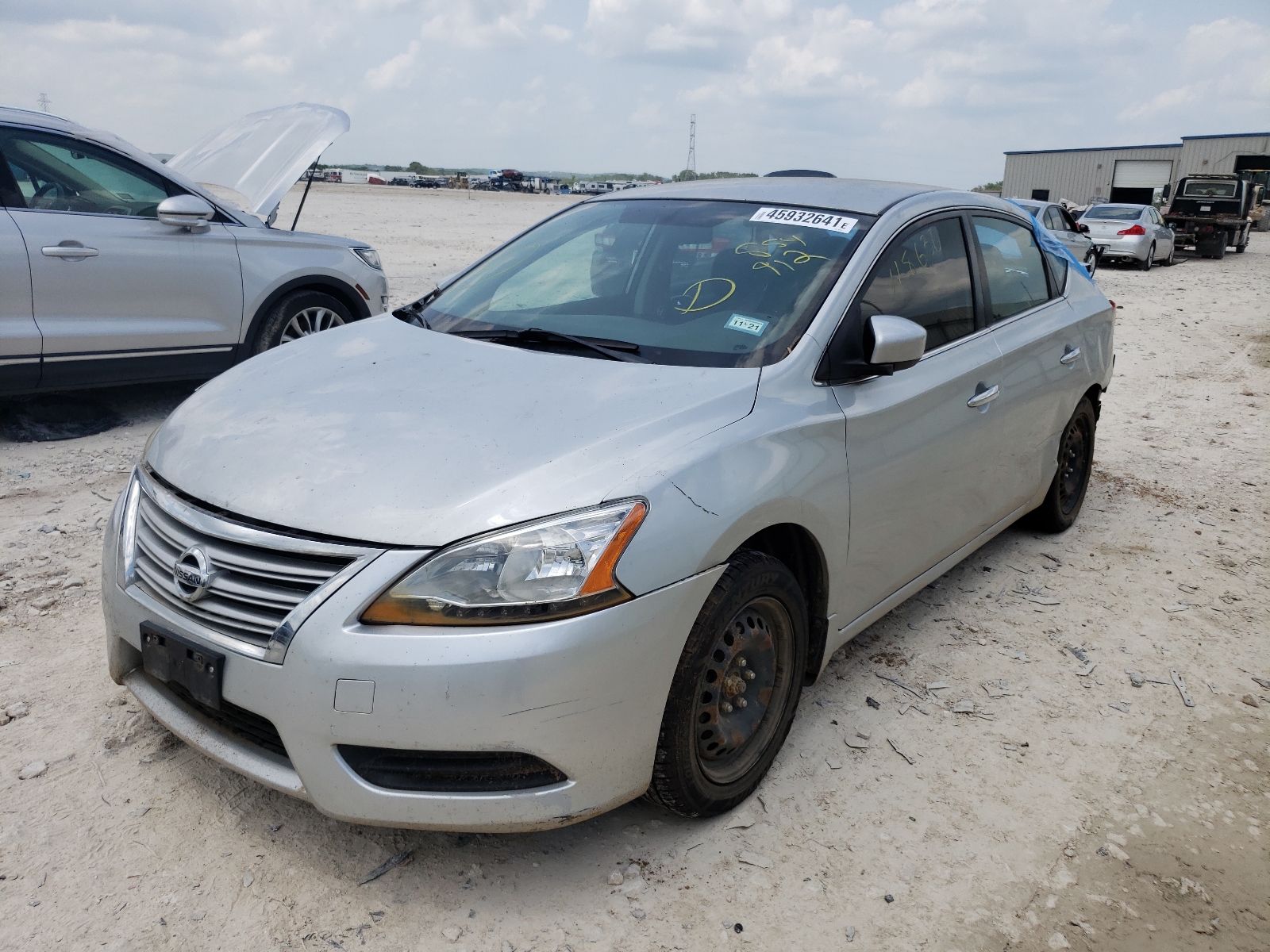 Photo 2 from auction – 2014 NISSAN SENTRA S with VIN 1N4AB7AP0EN854912