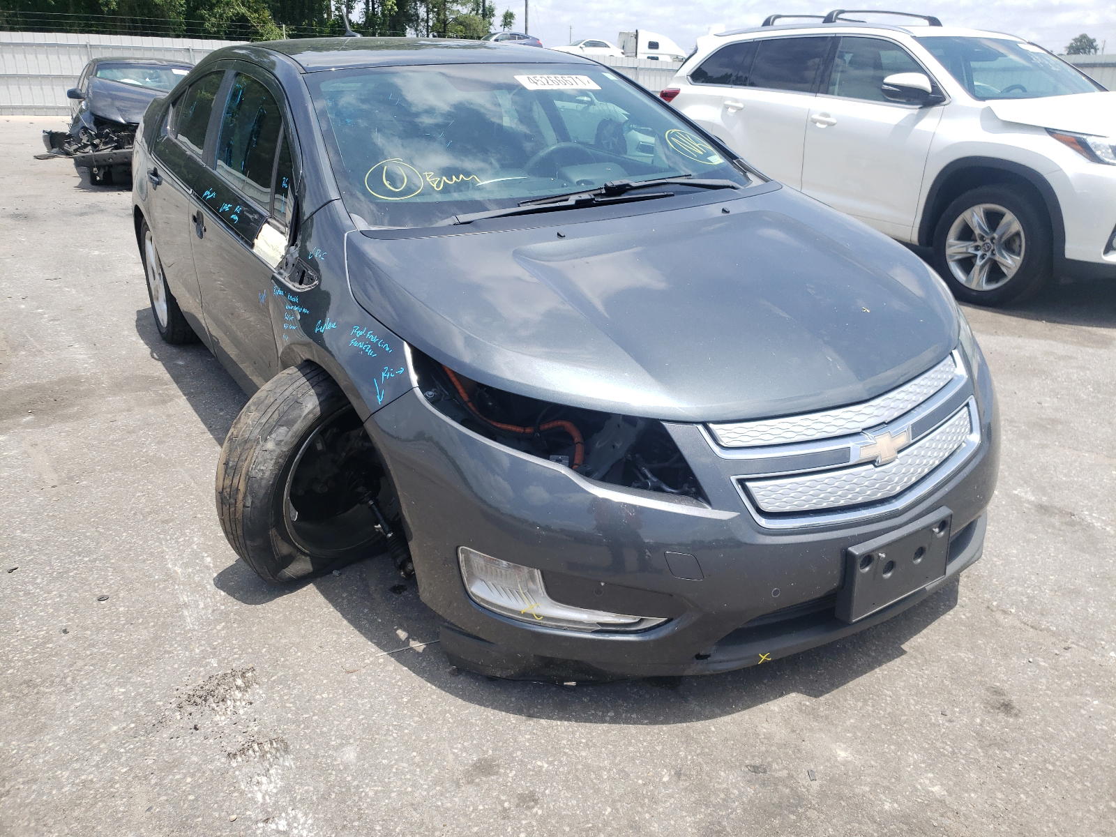CHEVROLET VOLT 2012 with VIN 1G1RA6E41CU126795 - Photo from auction