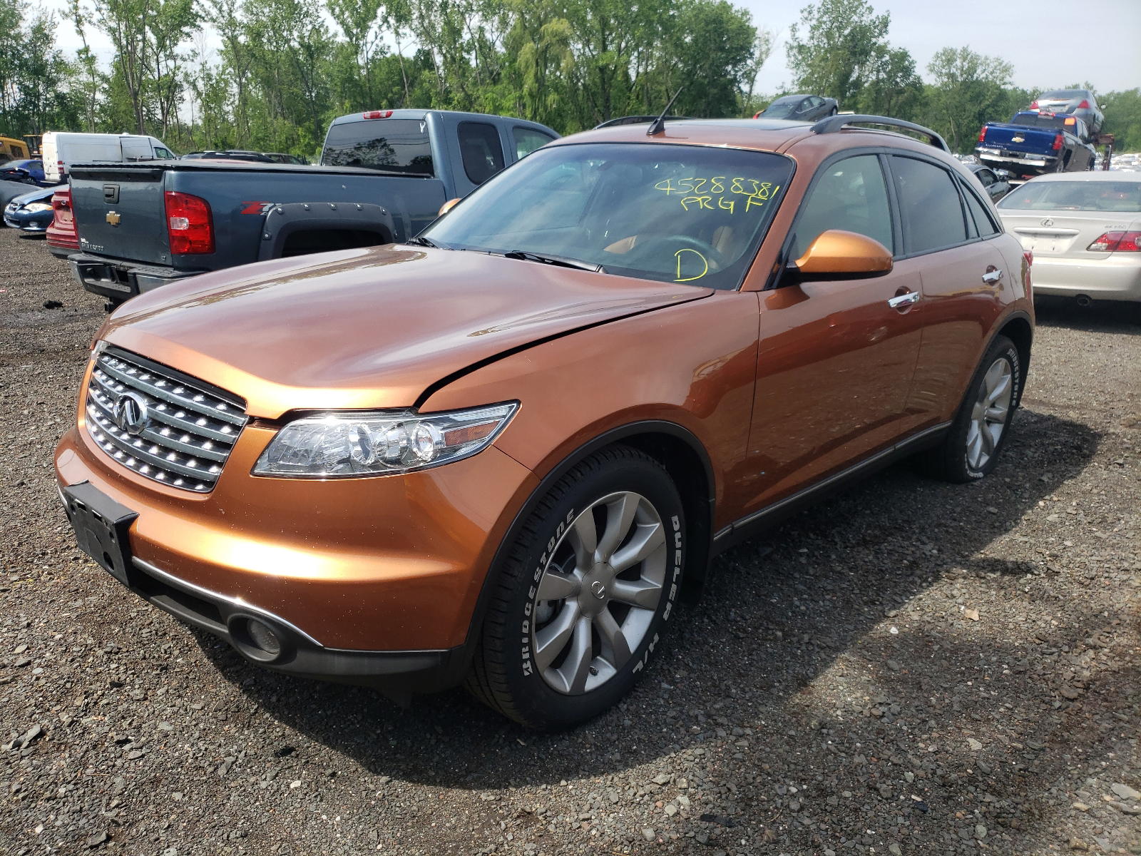 Photo 2 from auction – 2003 INFINITI FX35 with VIN JNRAS08WX3X207451