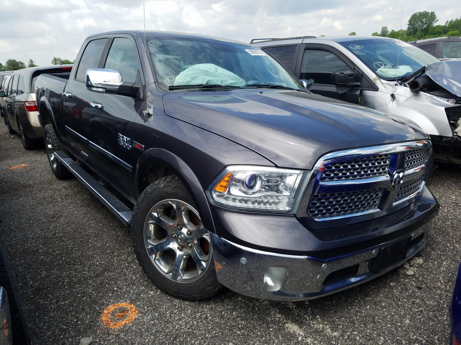 RAM 1500 LARAM 2016 with VIN 1C6RR7VM3GS315334 - Photo from auction
