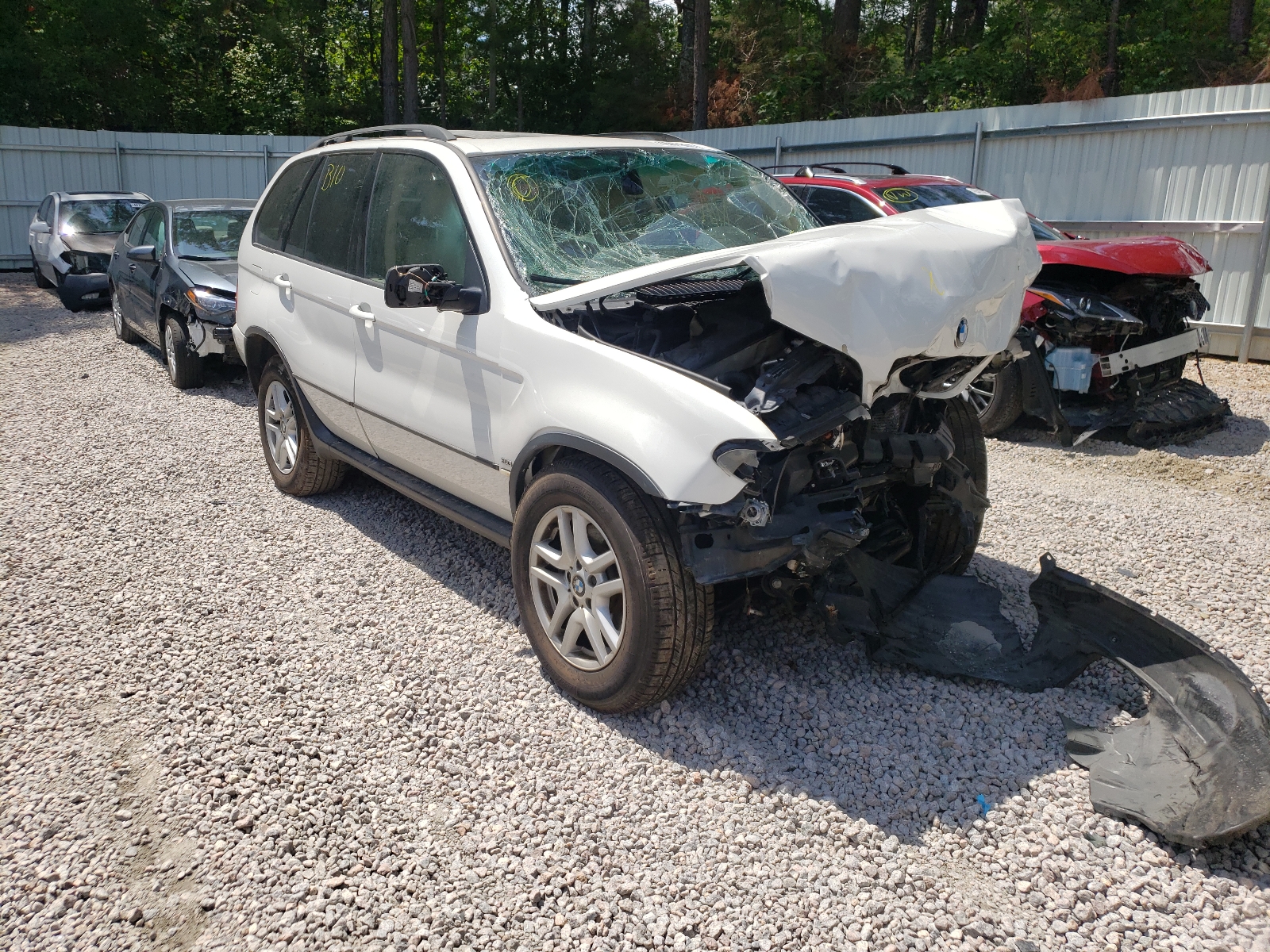 BMW X5 3.0I 2005 with VIN 5UXFA13555LY13424 - Photo from auction