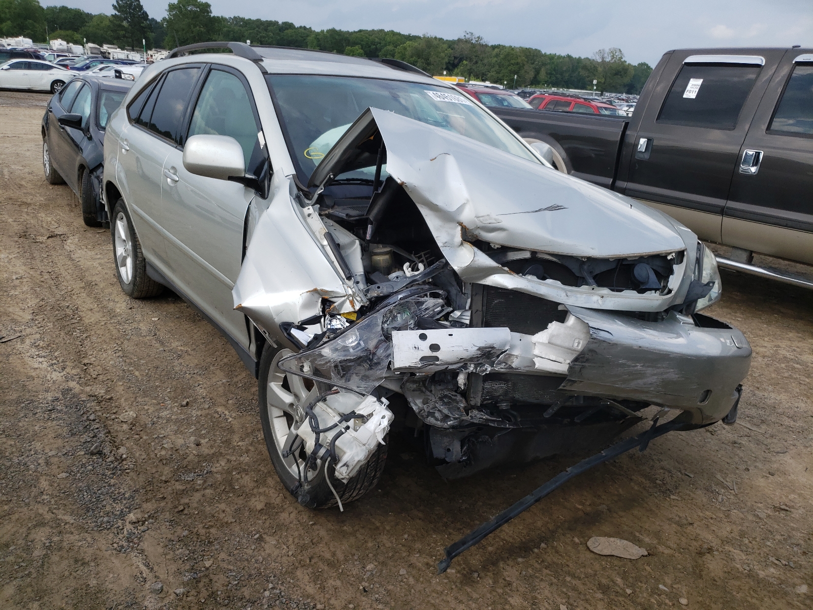 LEXUS RX 330 2004 with VIN JTJHA31U040050645 - Photo from auction