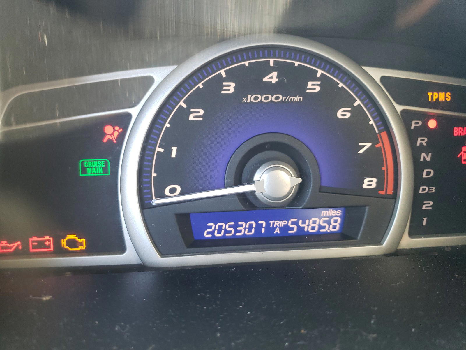 Photo 8 from auction – 2010 HONDA CIVIC LX with VIN 19XFA1F58AE024586