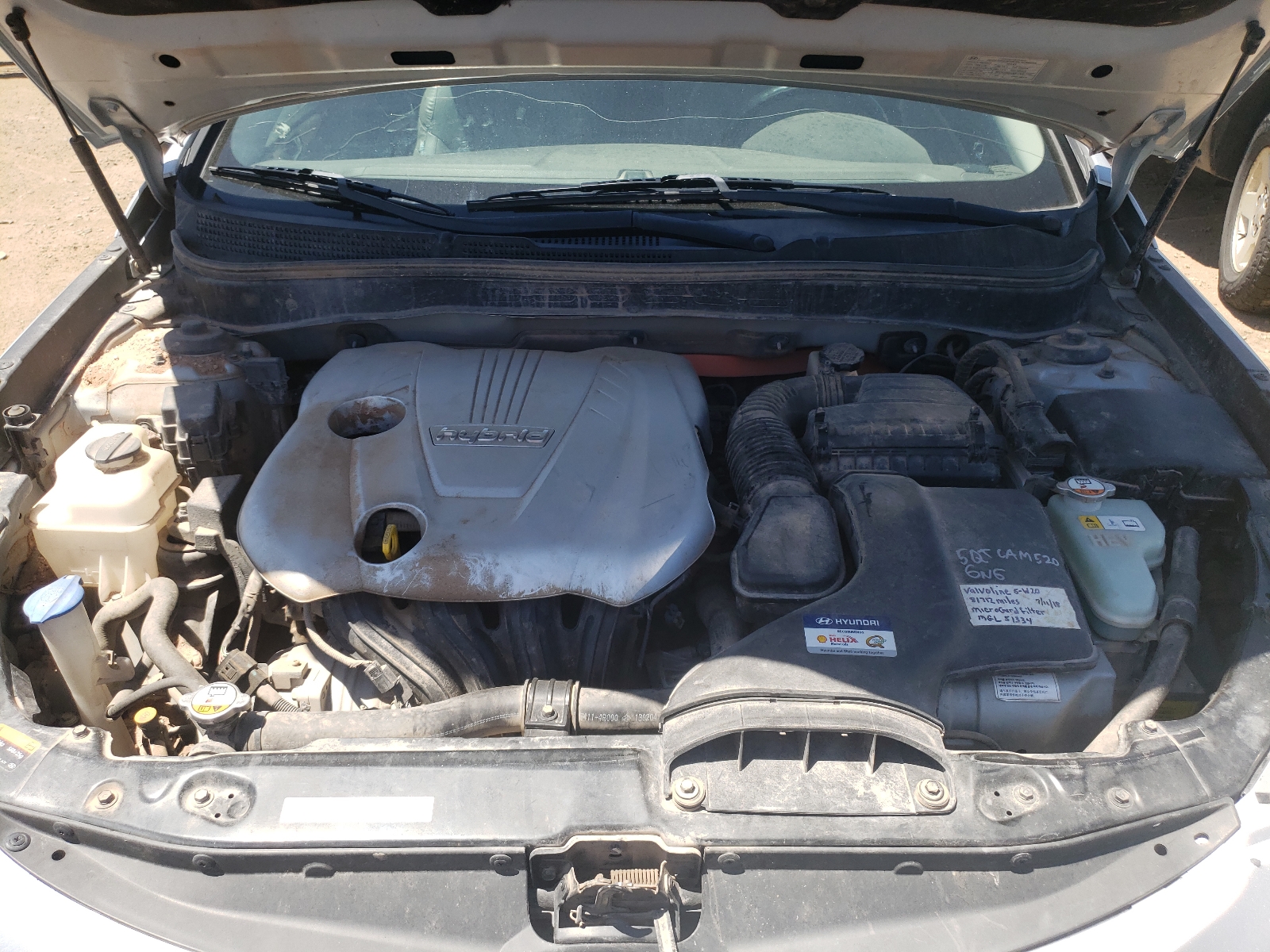 Photo 7 from auction – 2013 HYUNDAI SONATA HYB with VIN KMHEC4A42DA067314