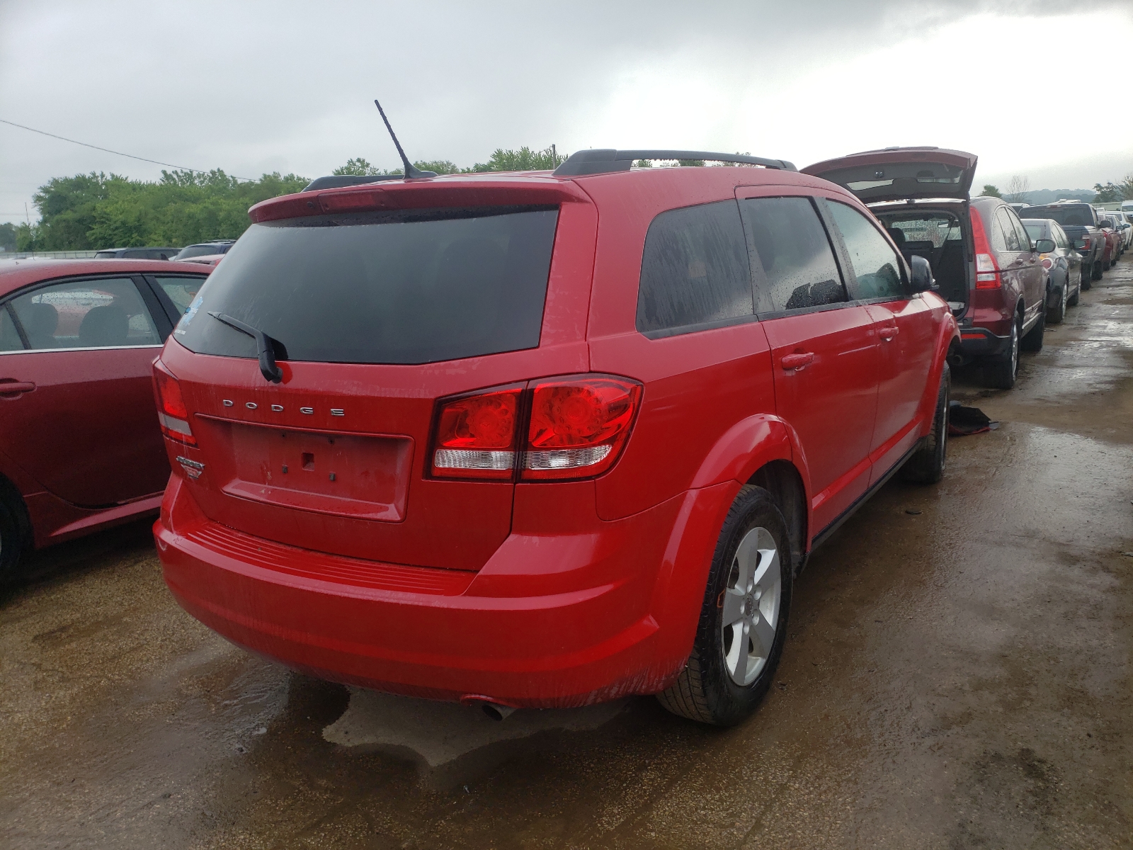 Photo 4 from auction – 2013 DODGE JOURNEY SE with VIN 3C4PDCAB7DT547358