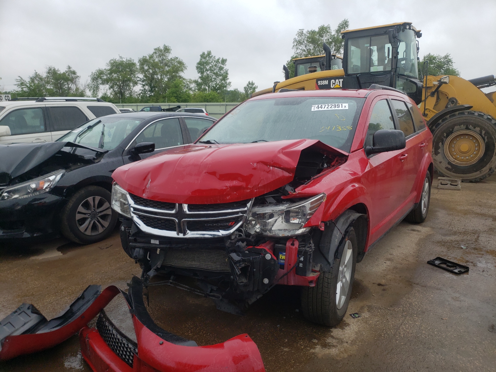 Photo 2 from auction – 2013 DODGE JOURNEY SE with VIN 3C4PDCAB7DT547358