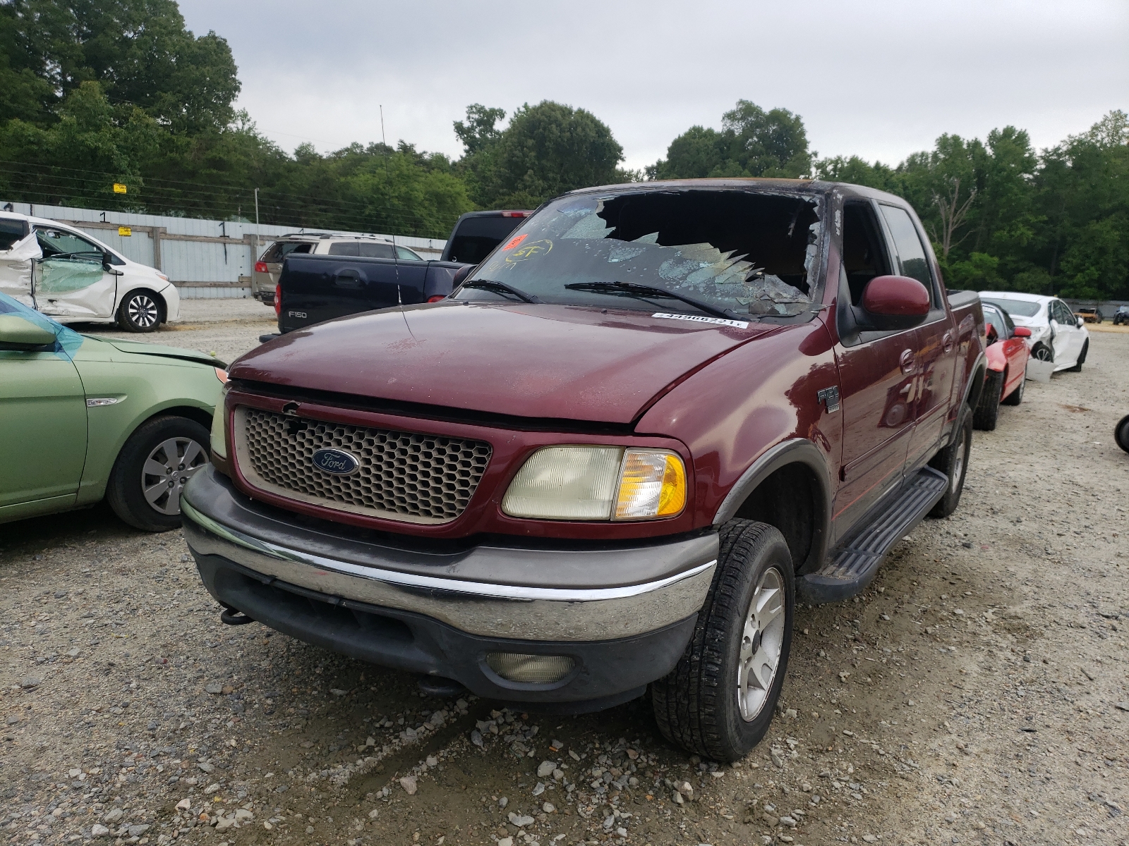 Photo 2 from auction – 2003 FORD F150 SUPER with VIN 1FTRW08L73KA56904