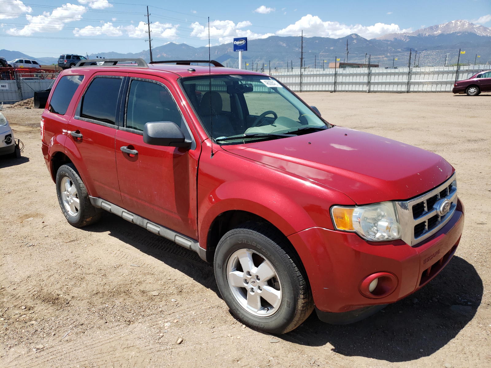 FORD ESCAPE XLT 2010 with VIN 1FMCU0D72AKC82846 - Photo from auction