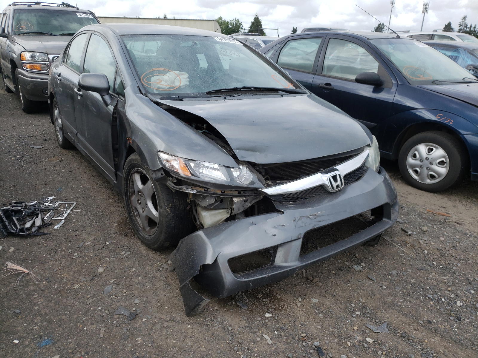 Photo 9 from auction – 2010 HONDA CIVIC LX with VIN 19XFA1F58AE024586