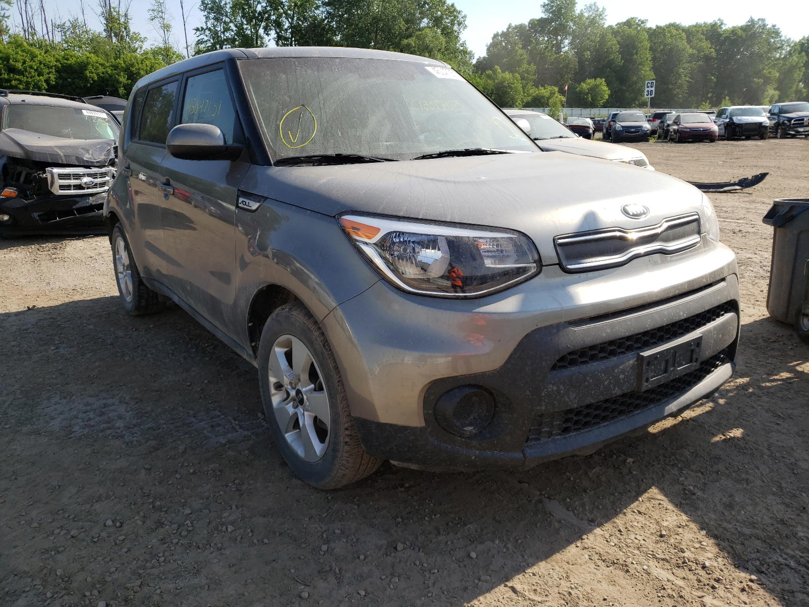 KIA SOUL 2018 with VIN KNDJN2A25J7566293 - Photo from auction
