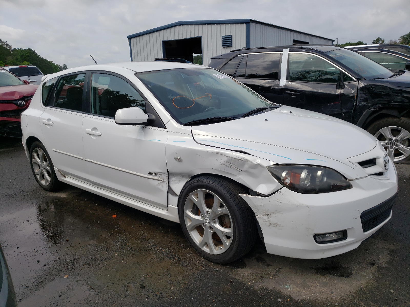 MAZDA 3 HATCHBAC 2008 with VIN JM1BK343781162173 - Photo from auction