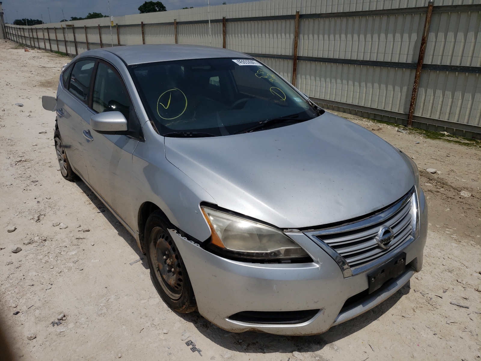 NISSAN SENTRA S 2014 with VIN 1N4AB7AP0EN854912 - Photo from auction