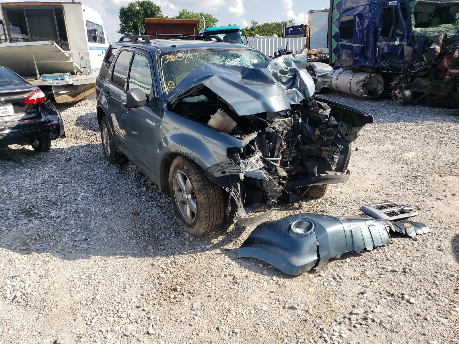 FORD ESCAPE XLT 2012 with VIN 1FMCU0D73CKB91314 - Photo from auction