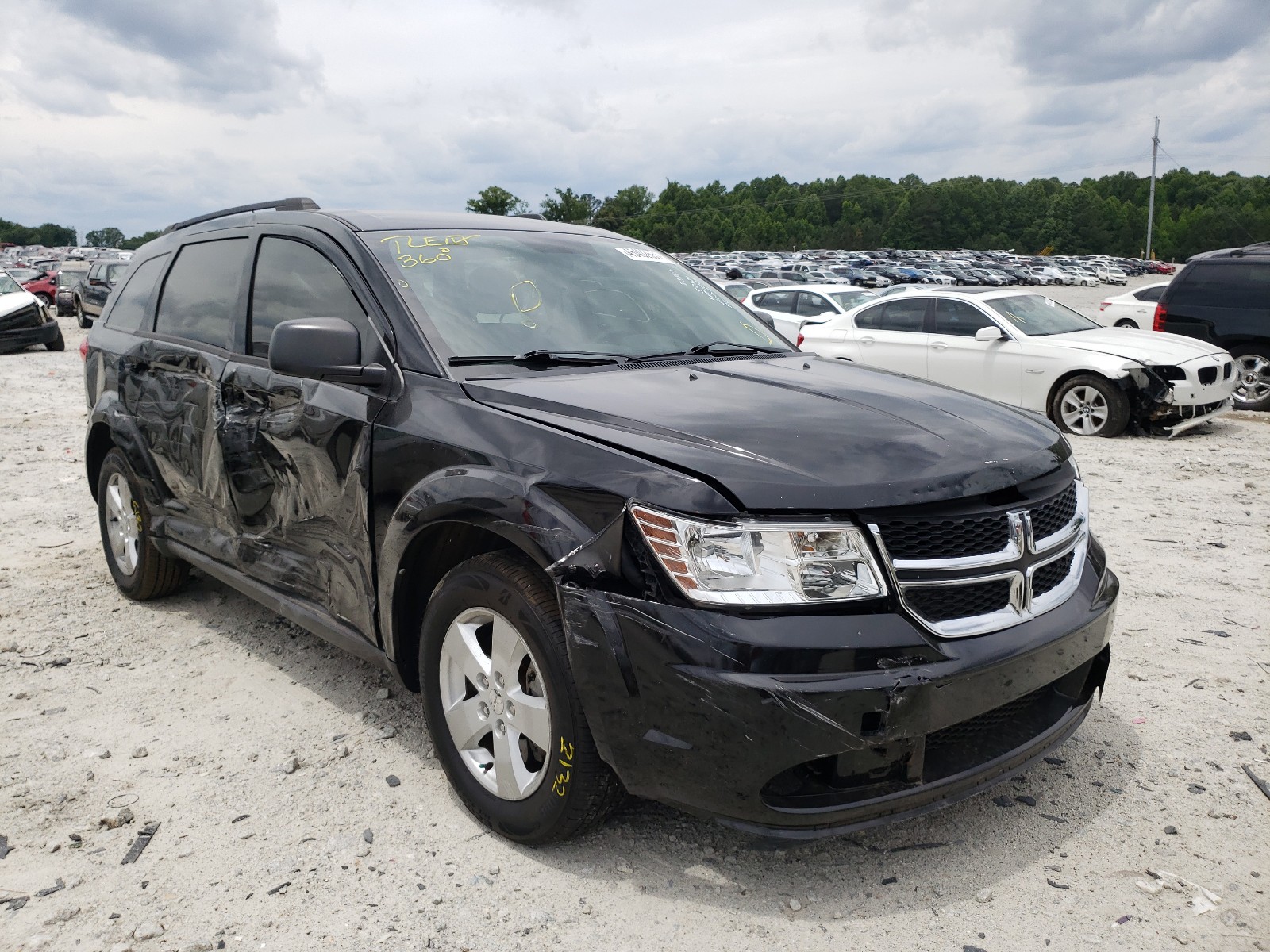 DODGE JOURNEY SE 2014 with VIN 3C4PDCAB6ET117029 - Photo from auction