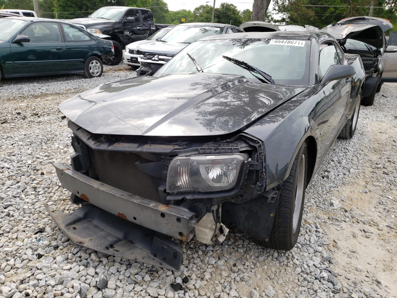 Photo 2 from auction – 2013 CHEVROLET CAMARO LS with VIN 2G1FA1E33D9104969