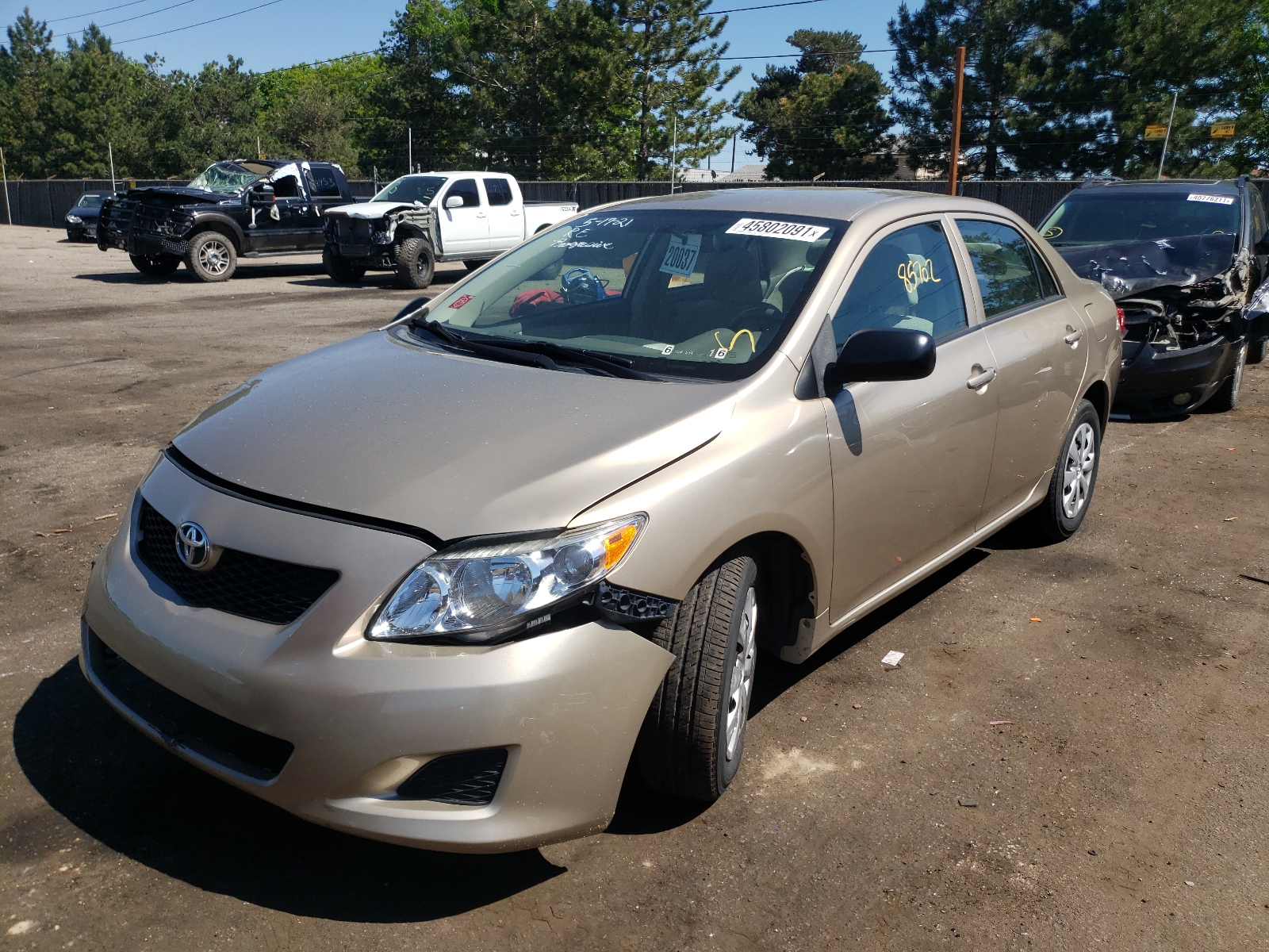 Photo 2 from auction – 2010 TOYOTA COROLLA BA with VIN 1NXBU4EE7AZ313562