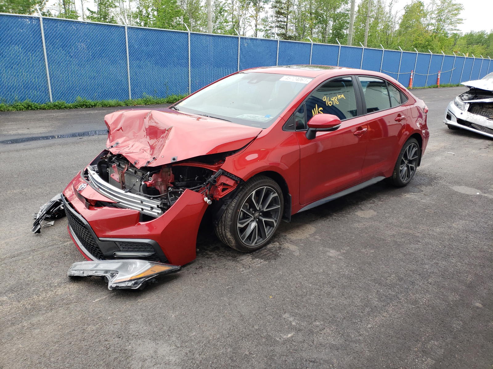 Photo 2 from auction – 2020 TOYOTA COROLLA SE with VIN 5YFB4RBEXLP005243