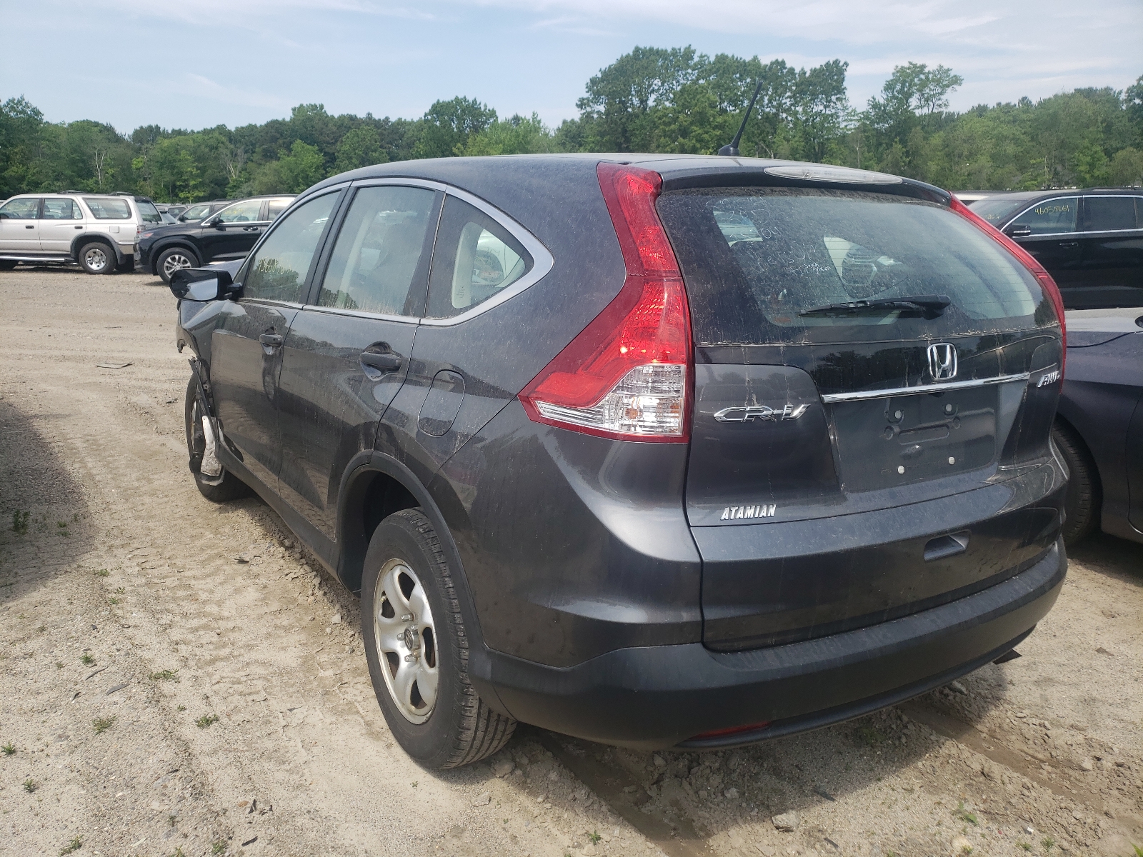 Photo 3 from auction – 2013 HONDA CR-V LX with VIN 2HKRM4H33DH611151