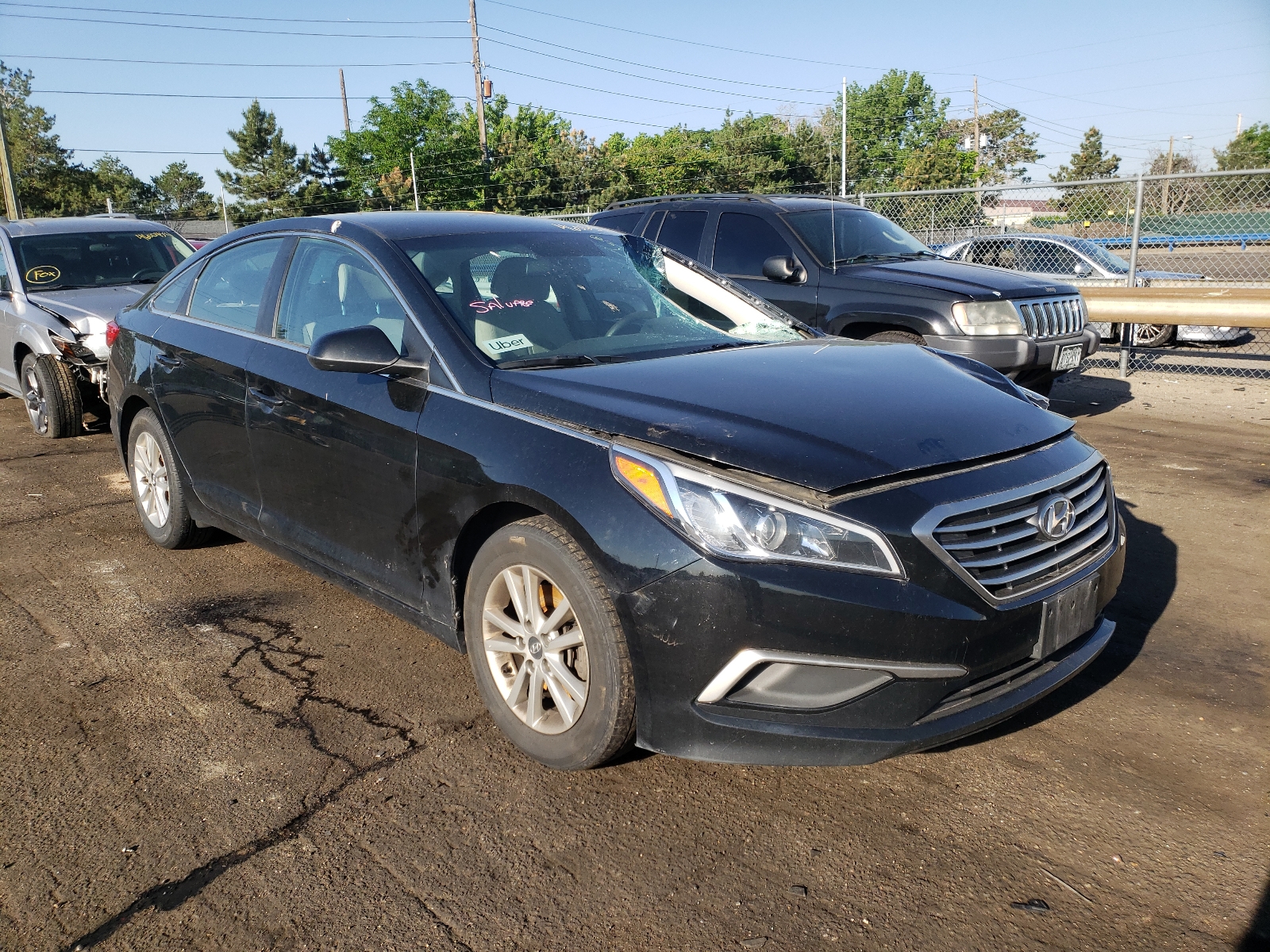 Photo 1 from auction – 2017 HYUNDAI SONATA SE with VIN 5NPE24AF5HH557950